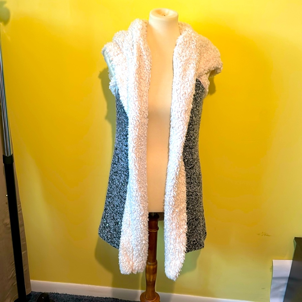 Fur lined Vest size Medium.